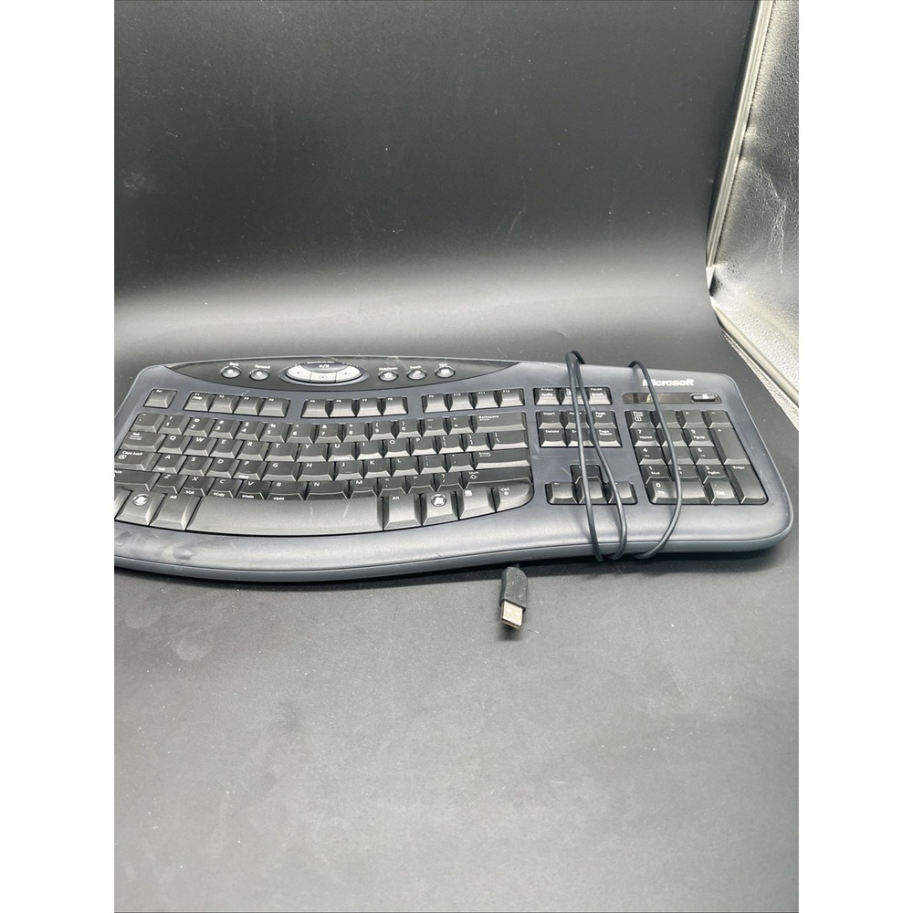 Microsoft Comfort Curve USB Keyboard 2000 v1.0 1047 Ergonomic KU-0459 TESTED